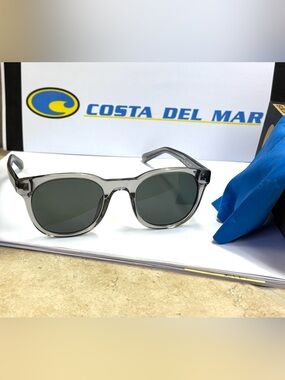New Costa Del Mar Middles 06S2018 20180451 Transparent Gray Polarized Sunglasses